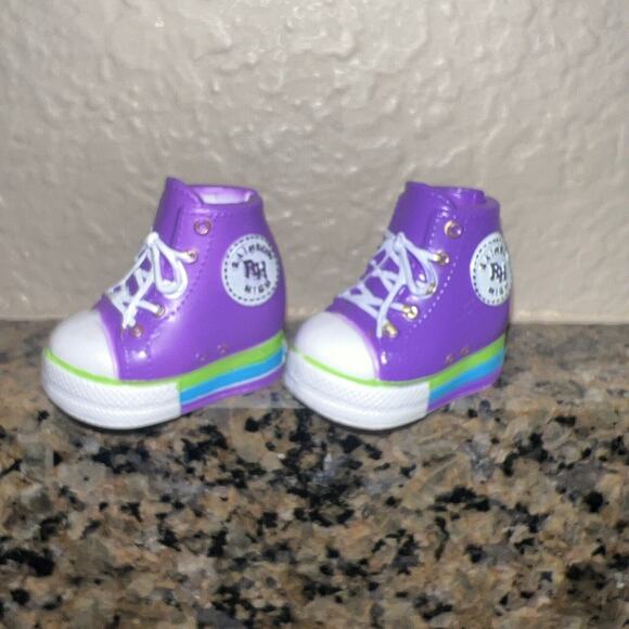 Rainbow High Doll Shoes Lot Of 5 Ice Skate Boots High Tops Monroe Satin Heels - Picture 6 of 12